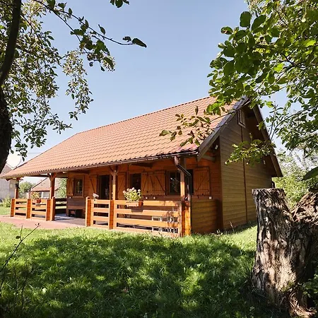 Ferienhaus Drewniany Dom Z Pieknym Ogrodem *